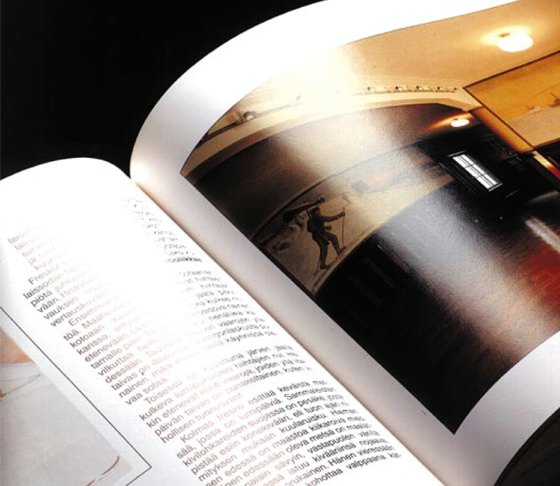 Excessively glossy paper can hinder readability (UPM-Kymmene)