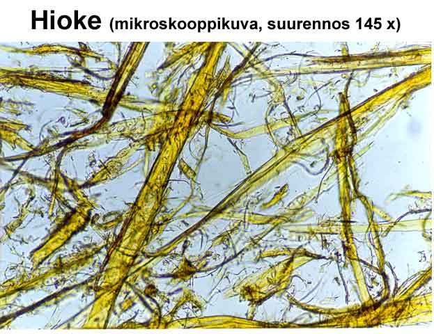 Hioke (mikroskooppikuva suurennos 145x)(KCL)